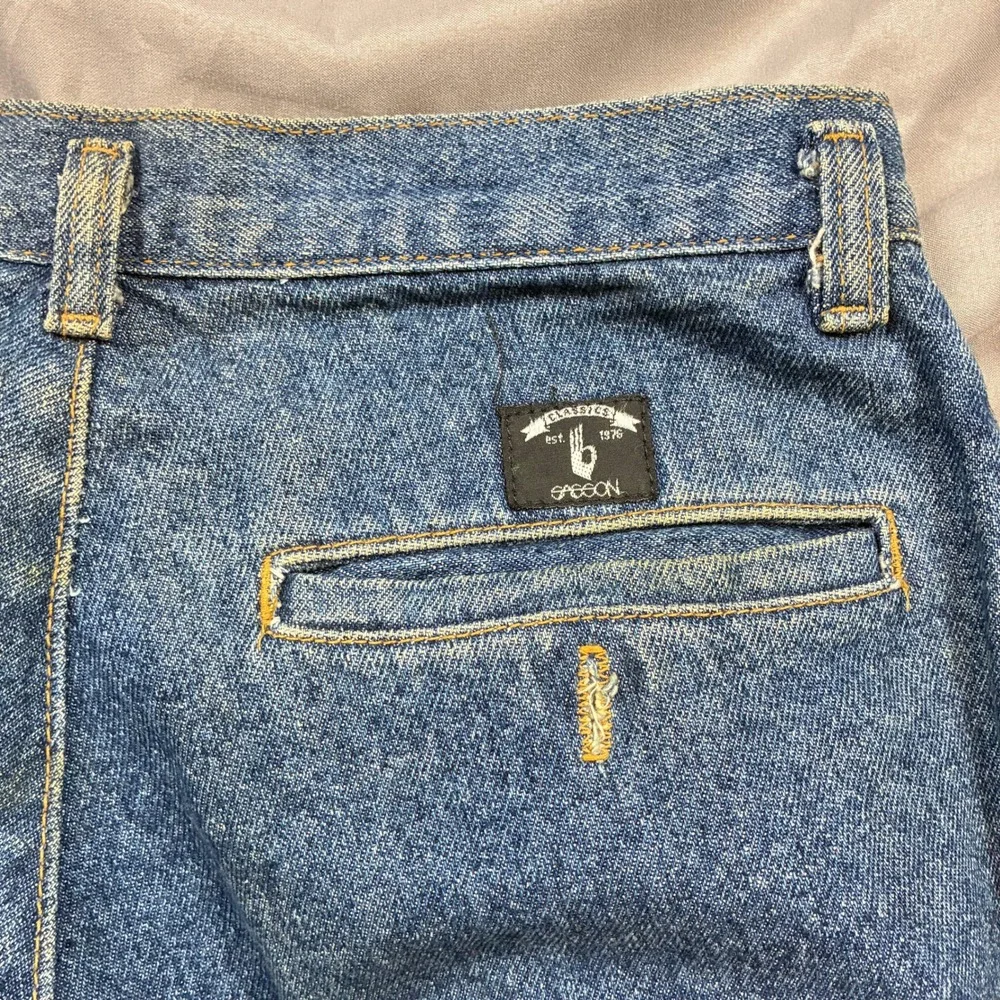 VTG Sasson Pleated Denim Trousers Women 28 x 28 Blue High Waist Tapered USA 80s